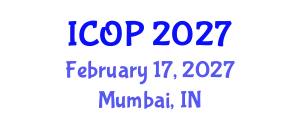 International Conference on Optics and Photonics (ICOP) February 17, 2027 - Mumbai, India