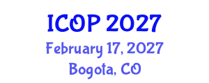 International Conference on Optics and Photonics (ICOP) February 17, 2027 - Bogota, Colombia