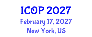 International Conference on Optics and Photonics (ICOP) February 17, 2027 - New York, United States