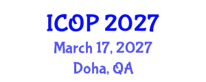 International Conference on Optics and Photonics (ICOP) March 17, 2027 - Doha, Qatar