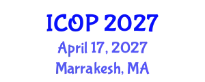 International Conference on Optics and Photonics (ICOP) April 17, 2027 - Marrakesh, Morocco