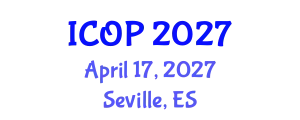 International Conference on Optics and Photonics (ICOP) April 17, 2027 - Seville, Spain