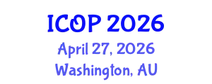 International Conference on Optics and Photonics (ICOP) April 27, 2026 - Washington, Australia