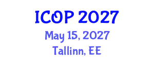 International Conference on Optics and Photonics (ICOP) May 15, 2027 - Tallinn, Estonia