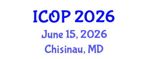 International Conference on Optics and Photonics (ICOP) June 15, 2026 - Chisinau, Republic of Moldova