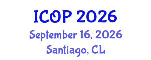 International Conference on Optics and Photonics (ICOP) September 16, 2026 - Santiago, Chile