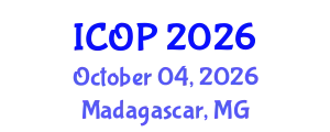 International Conference on Optics and Photonics (ICOP) October 04, 2026 - Madagascar, Madagascar