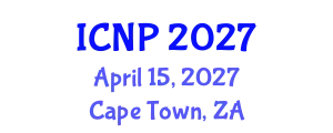 International Conference on Nuclear Physics (ICNP) April 15, 2027 - Cape Town, South Africa