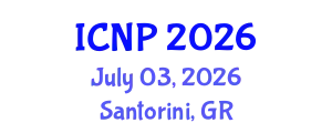 International Conference on Nuclear Physics (ICNP) July 03, 2026 - Santorini, Greece