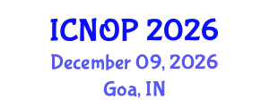 International Conference on Nanotechnology, Optoelectronics and Photonics (ICNOP) December 09, 2026 - Goa, India