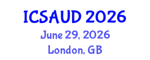 International Conference on Sustainable Architecture and Urban Design (ICSAUD) June 29, 2026 - London, United Kingdom