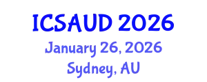International Conference on Sustainable Architecture and Urban Design (ICSAUD) January 26, 2026 - Sydney, Australia