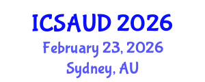 International Conference on Sustainable Architecture and Urban Design (ICSAUD) February 23, 2026 - Sydney, Australia