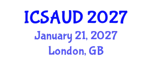 International Conference on Sustainable Architecture and Urban Design (ICSAUD) January 21, 2027 - London, United Kingdom