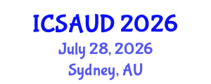 International Conference on Sustainable Architecture and Urban Design (ICSAUD) July 28, 2026 - Sydney, Australia