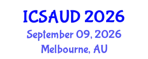 International Conference on Sustainable Architecture and Urban Design (ICSAUD) September 09, 2026 - Melbourne, Australia