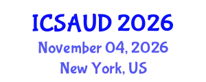International Conference on Sustainable Architecture and Urban Design (ICSAUD) November 04, 2026 - New York, United States