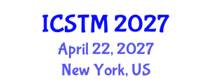 International Conference on Sustainable Tourism Management (ICSTM) April 22, 2027 - New York, United States