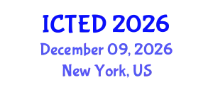 International Conference on Technology, Education and Development (ICTED) December 09, 2026 - New York, United States