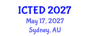 International Conference on Technology, Education and Development (ICTED) May 17, 2027 - Sydney, Australia