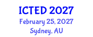 International Conference on Technology, Education and Development (ICTED) February 25, 2027 - Sydney, Australia