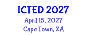 International Conference on Technology, Education and Development (ICTED) April 15, 2027 - Cape Town, South Africa
