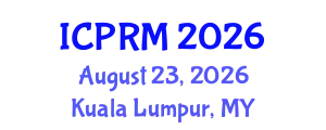 International Conference on Pulmonary and Respiratory Medicine (ICPRM) August 23, 2026 - Kuala Lumpur, Malaysia