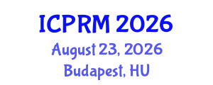 International Conference on Pulmonary and Respiratory Medicine (ICPRM) August 23, 2026 - Budapest, Hungary