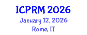 International Conference on Pulmonary and Respiratory Medicine (ICPRM) January 12, 2026 - Rome, Italy