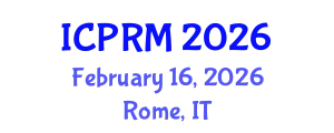International Conference on Pulmonary and Respiratory Medicine (ICPRM) February 16, 2026 - Rome, Italy