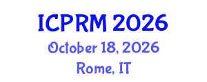 International Conference on Pulmonary and Respiratory Medicine (ICPRM) October 18, 2026 - Rome, Italy