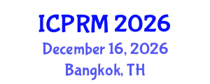 International Conference on Pulmonary and Respiratory Medicine (ICPRM) December 16, 2026 - Bangkok, Thailand