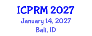 International Conference on Pulmonary and Respiratory Medicine (ICPRM) January 14, 2027 - Bali, Indonesia