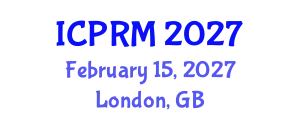 International Conference on Pulmonary and Respiratory Medicine (ICPRM) February 15, 2027 - London, United Kingdom