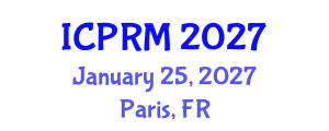 International Conference on Pulmonary and Respiratory Medicine (ICPRM) January 25, 2027 - Paris, France