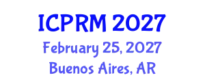 International Conference on Pulmonary and Respiratory Medicine (ICPRM) February 25, 2027 - Buenos Aires, Argentina