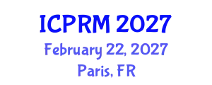 International Conference on Pulmonary and Respiratory Medicine (ICPRM) February 22, 2027 - Paris, France