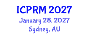 International Conference on Pulmonary and Respiratory Medicine (ICPRM) January 28, 2027 - Sydney, Australia