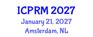 International Conference on Pulmonary and Respiratory Medicine (ICPRM) January 21, 2027 - Amsterdam, Netherlands