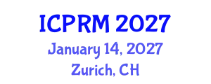 International Conference on Pulmonary and Respiratory Medicine (ICPRM) January 14, 2027 - Zurich, Switzerland