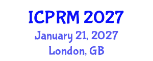 International Conference on Pulmonary and Respiratory Medicine (ICPRM) January 21, 2027 - London, United Kingdom