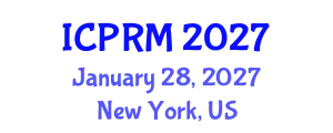 International Conference on Pulmonary and Respiratory Medicine (ICPRM) January 28, 2027 - New York, United States