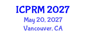 International Conference on Pulmonary and Respiratory Medicine (ICPRM) May 20, 2027 - Vancouver, Canada