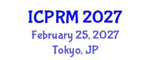 International Conference on Pulmonary and Respiratory Medicine (ICPRM) February 25, 2027 - Tokyo, Japan
