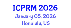 International Conference on Pulmonary and Respiratory Medicine (ICPRM) January 05, 2026 - Honolulu, United States