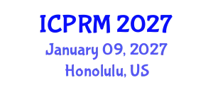 International Conference on Pulmonary and Respiratory Medicine (ICPRM) January 09, 2027 - Honolulu, United States