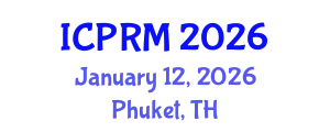 International Conference on Pulmonary and Respiratory Medicine (ICPRM) January 12, 2026 - Phuket, Thailand