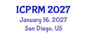 International Conference on Pulmonary and Respiratory Medicine (ICPRM) January 16, 2027 - San Diego, United States