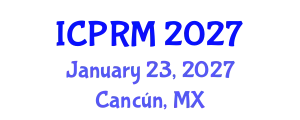 International Conference on Pulmonary and Respiratory Medicine (ICPRM) January 23, 2027 - Cancún, Mexico