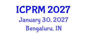 International Conference on Pulmonary and Respiratory Medicine (ICPRM) January 30, 2027 - Bengaluru, India